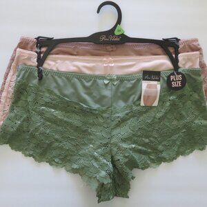 (#111)Prima Valentina 3-Pk lace Panties Size 3X